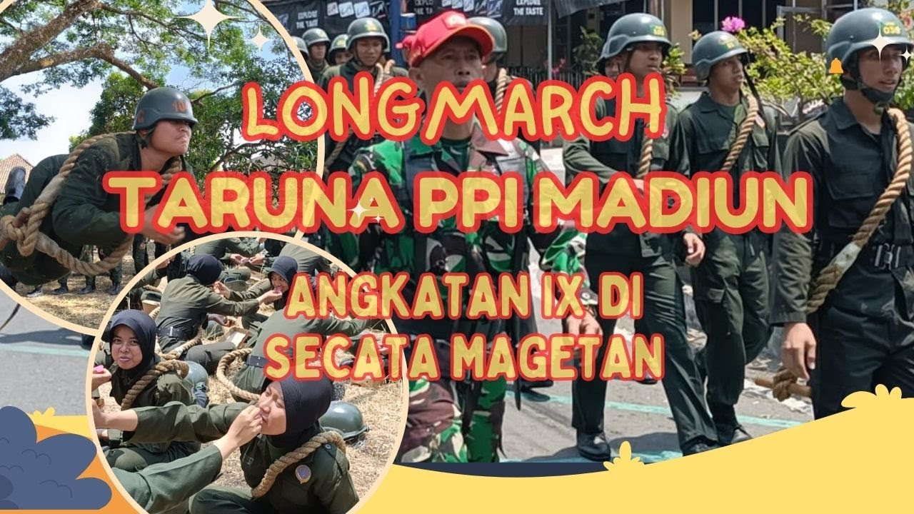 Longmarch Taruna PPI Madiun Angkatan IX Sejauh 17 KM Di SECATA Magetan
