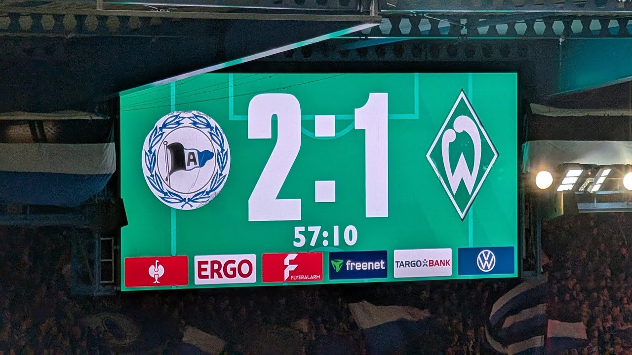 Bielefeld gegen Bremen (DFB-Pokal) am 25.02.2025