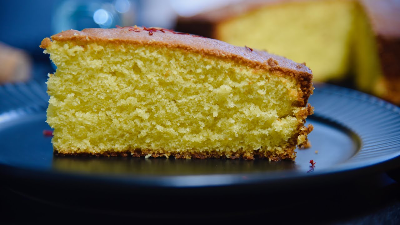 Saffron Butter cake || സാഫ്‌റോൺ ബട്ടർ കേക്ക് || Saffron Butter Cake In Malayalam