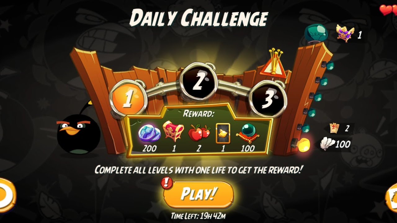 Angry Birds 2 - Daily Challenge gameplay 
