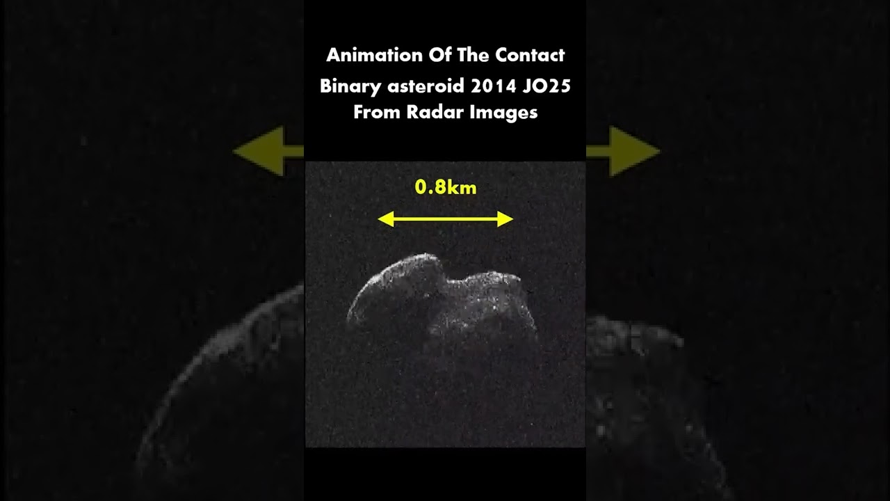 Animation Of The Contact Binary Asteroid 2014 JO25