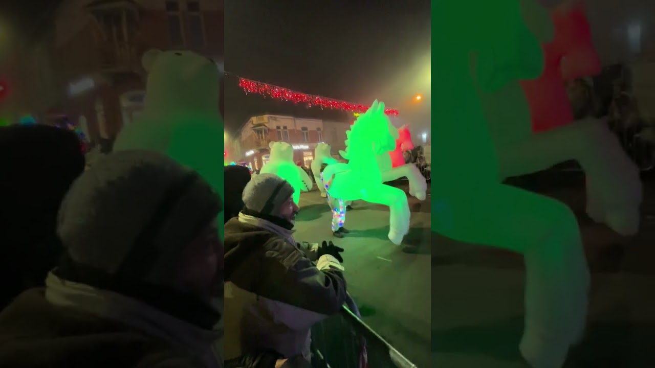 Parade lumineuse  Courcelles ce vendredi 27 décembre 2024