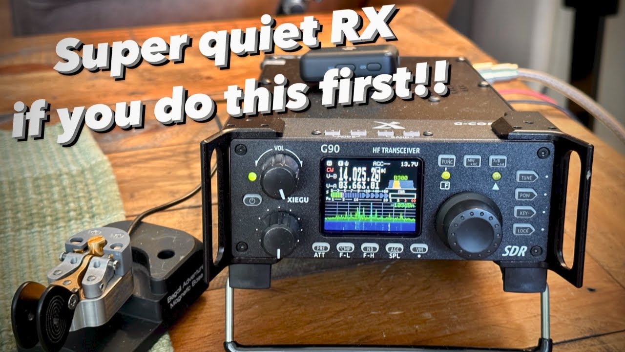 Xiegu G90 — сверхтихая CW (и SSB) установка