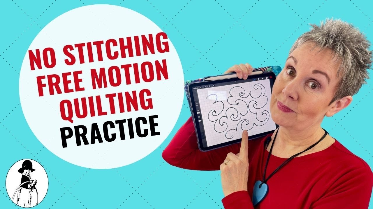 How to Practice Free Motion Quilting without Stitching