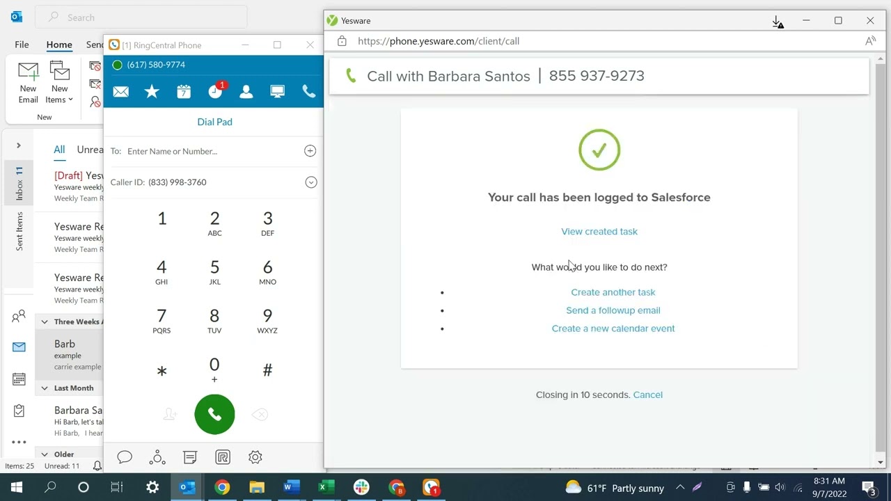 Yesware sales and marketing: How to Use Yesware Telephony in Outlook