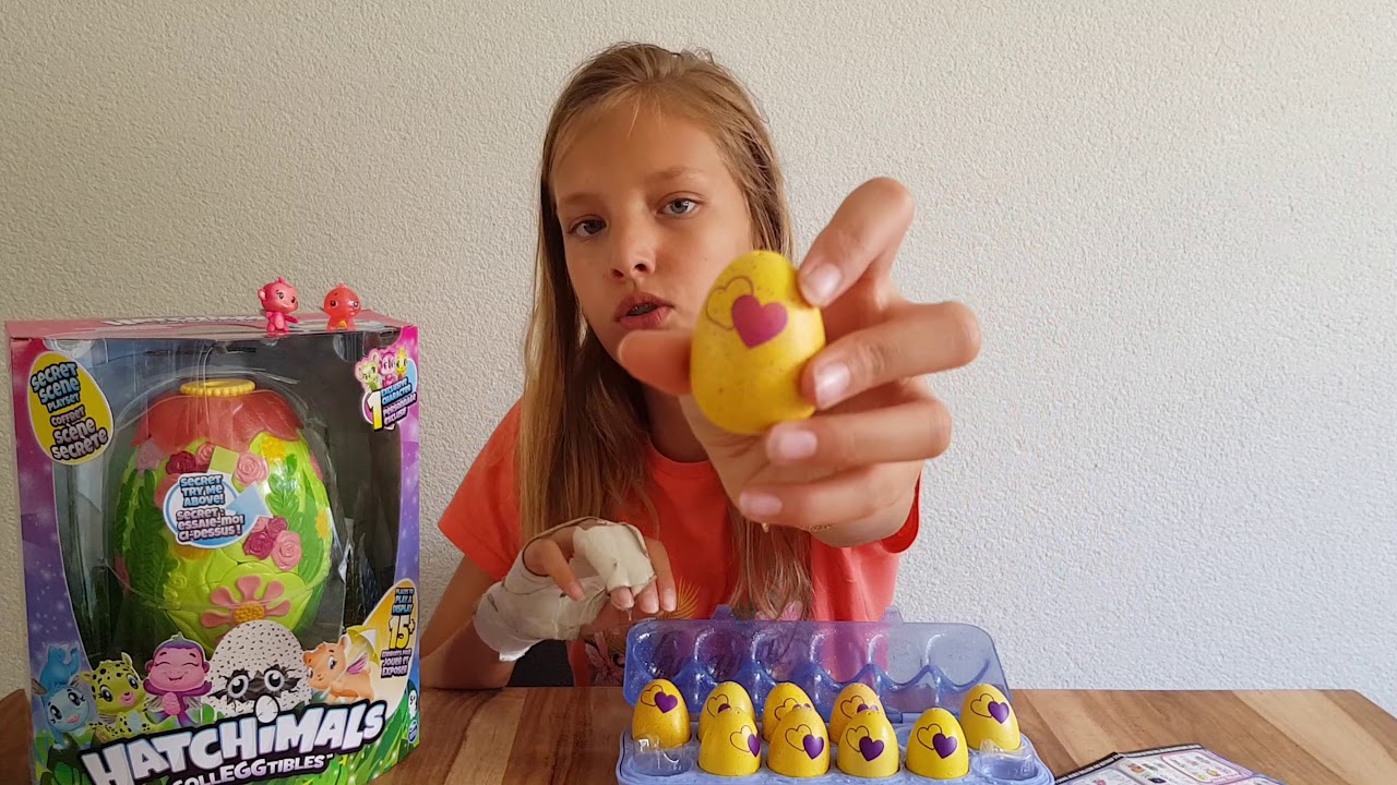Unboxing Hatchimals serie 3 + WINACTIE Secret scene playset GESLOTEN