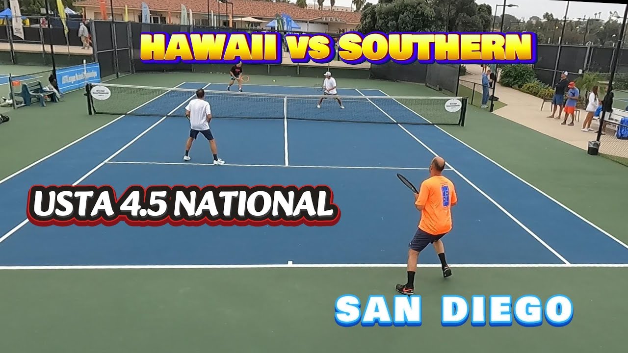 USTA 4.5 National | 40 AND OVER | HAWAII vs SOUTHERN (Atlanta) | SAN DIEGO | Barnes Tennis Center