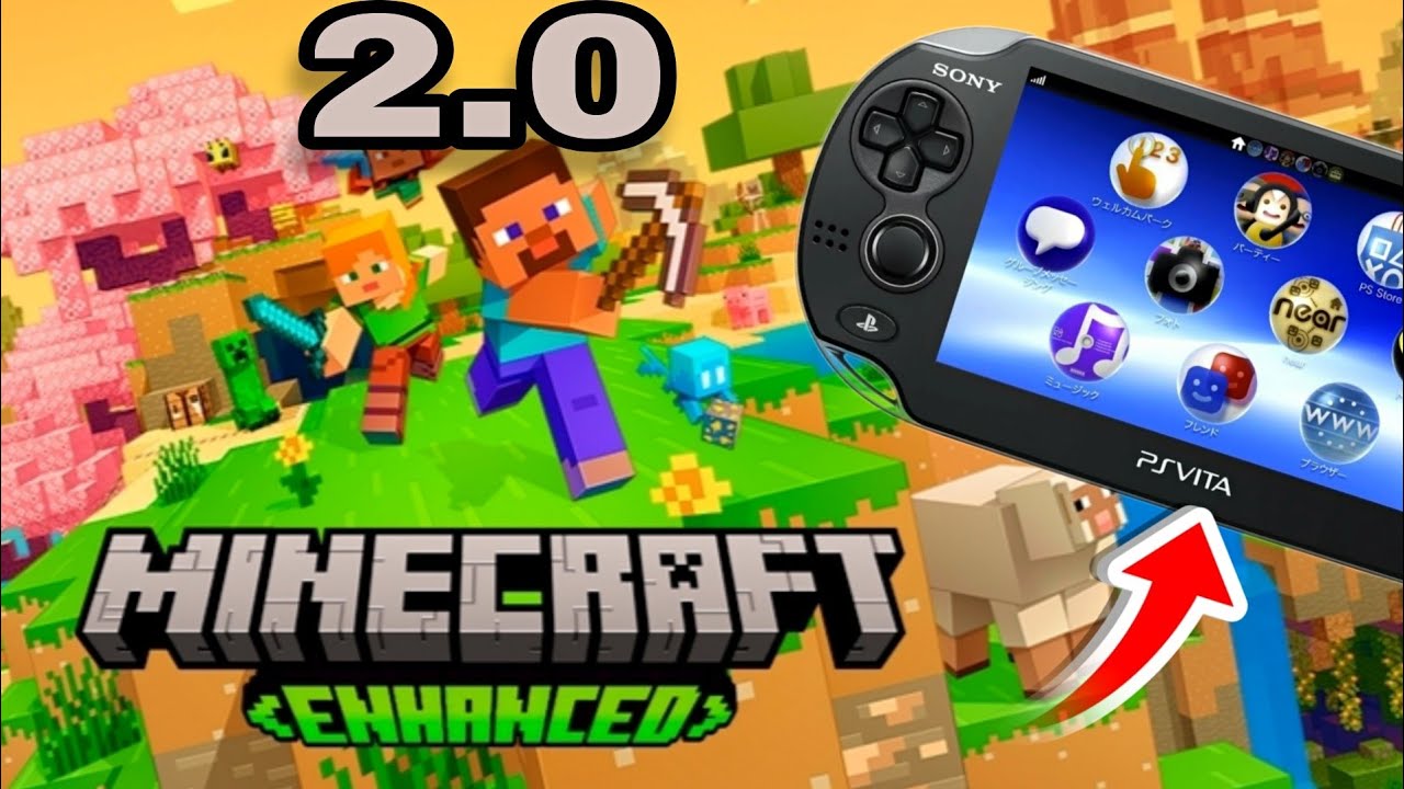 Установка Minecraft Enhanced 2.0 на PS Vita + новые задания
