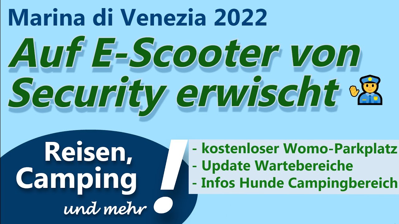 Kostenloser Stellplatz am Marina | 👮‍♂️ Security erwischt uns mit E-Scooter am Strand | ReiseVLOG #8