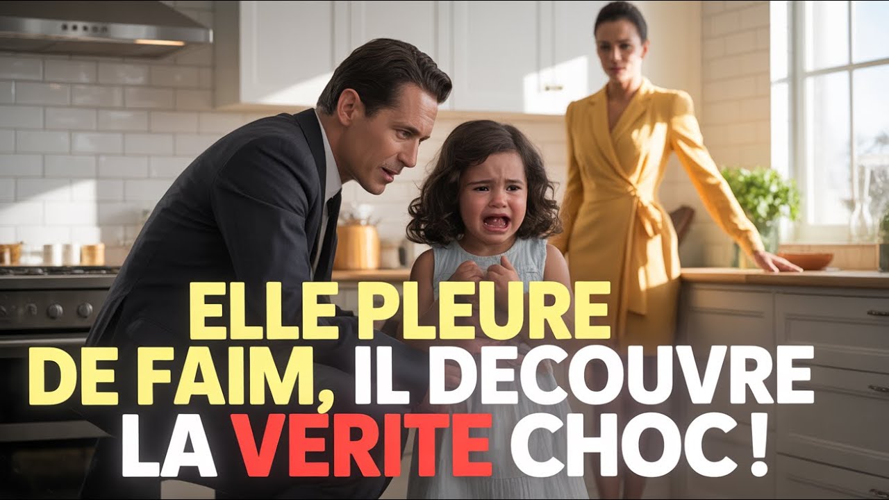 La fille adoptive appelle le milliardaire : J’ai faim, maman ne me nourrit pas — quand il arrive..