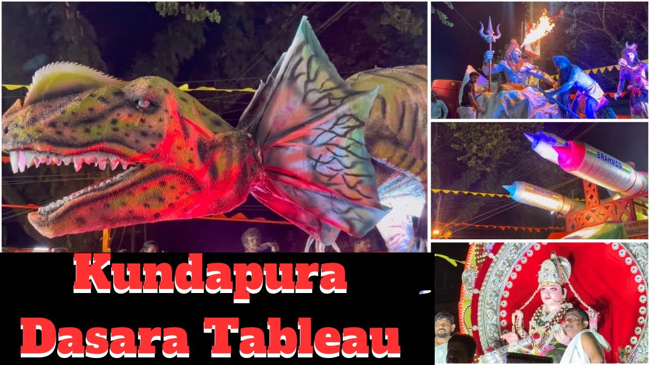 Kundapura Dasara Tableau 2025 || #kundapura #tableau #roadshow #dasara 