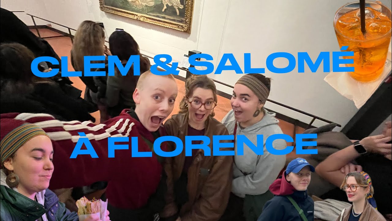 Clem et Salomé à Florence - février 2026