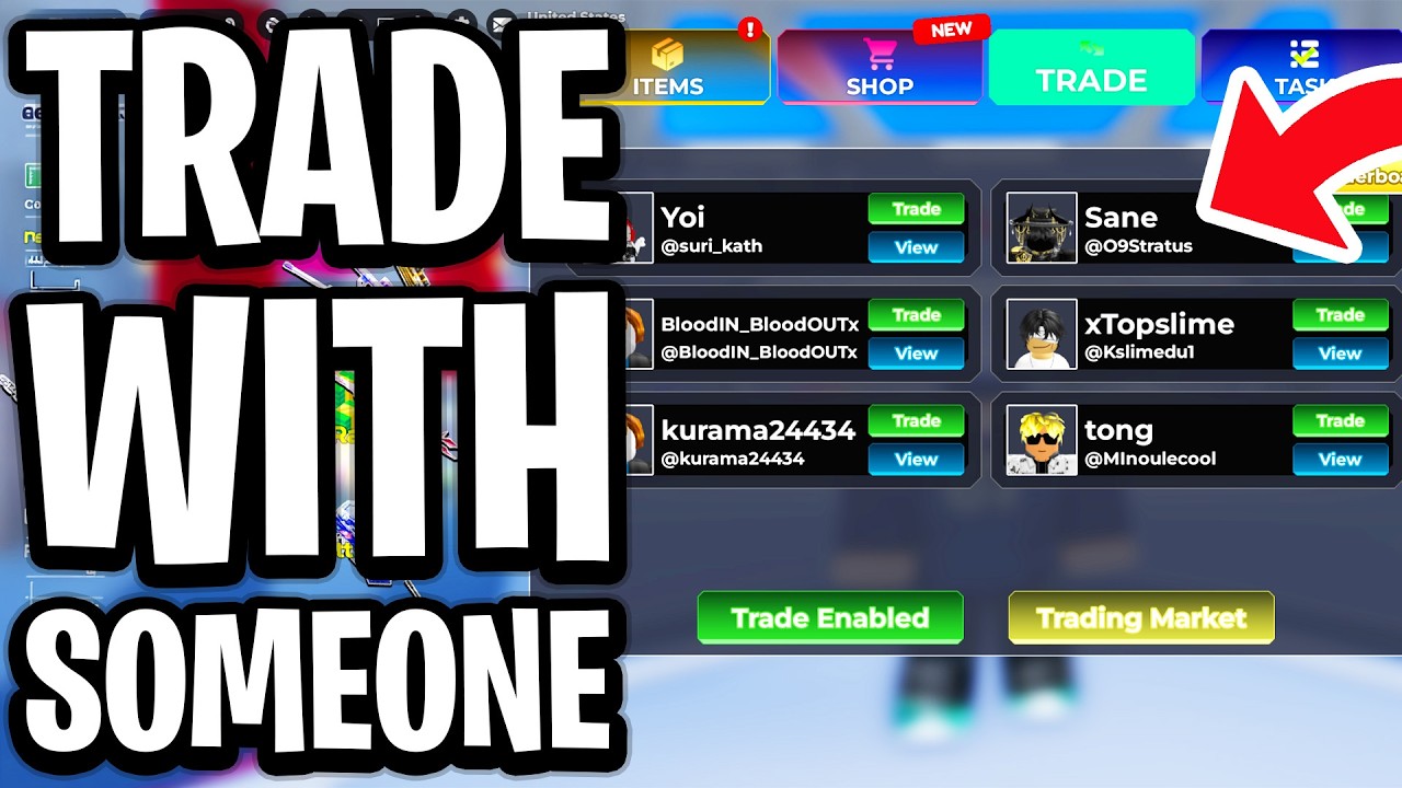 How to Trade With Someone in Sniper Arena Roblox - Full Guide