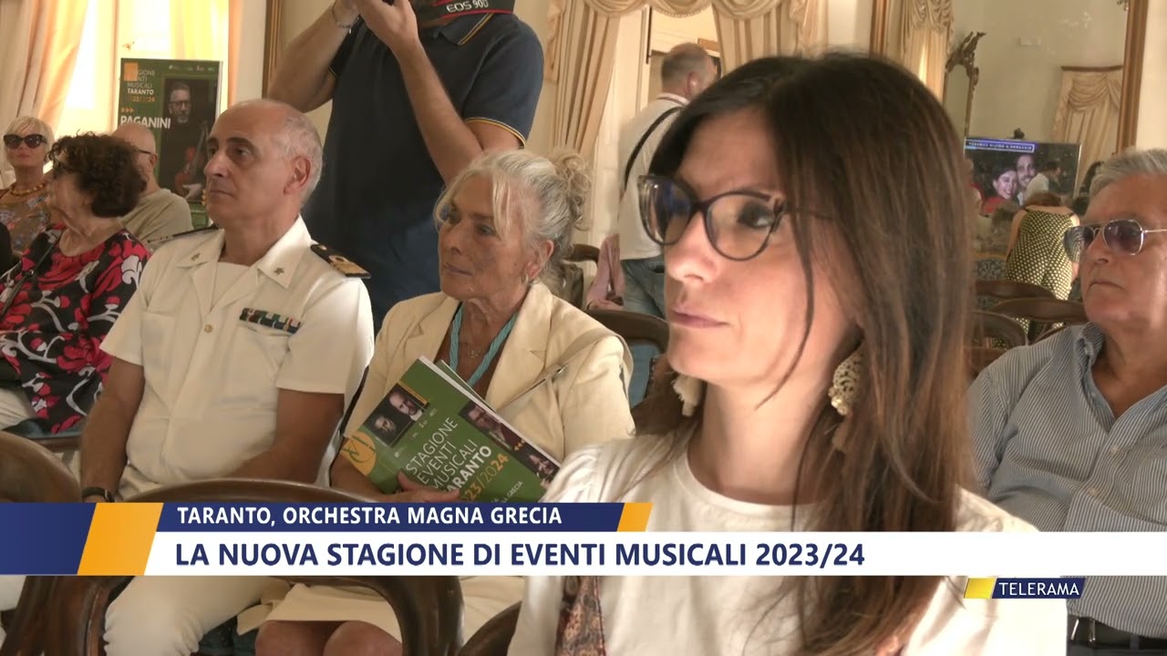 TARANTO, ORCHESTRA MAGNA GRECIA,  LA NUOVA STAGIONE DI EVENTI MUSICALI 2023/24 di DANIELA MANIGRASSO