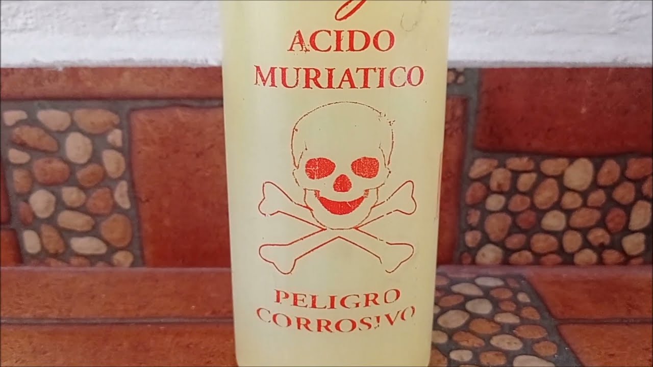 Como limpiar Azulejo con Acido Muriatico? || Precauciones al usarlo