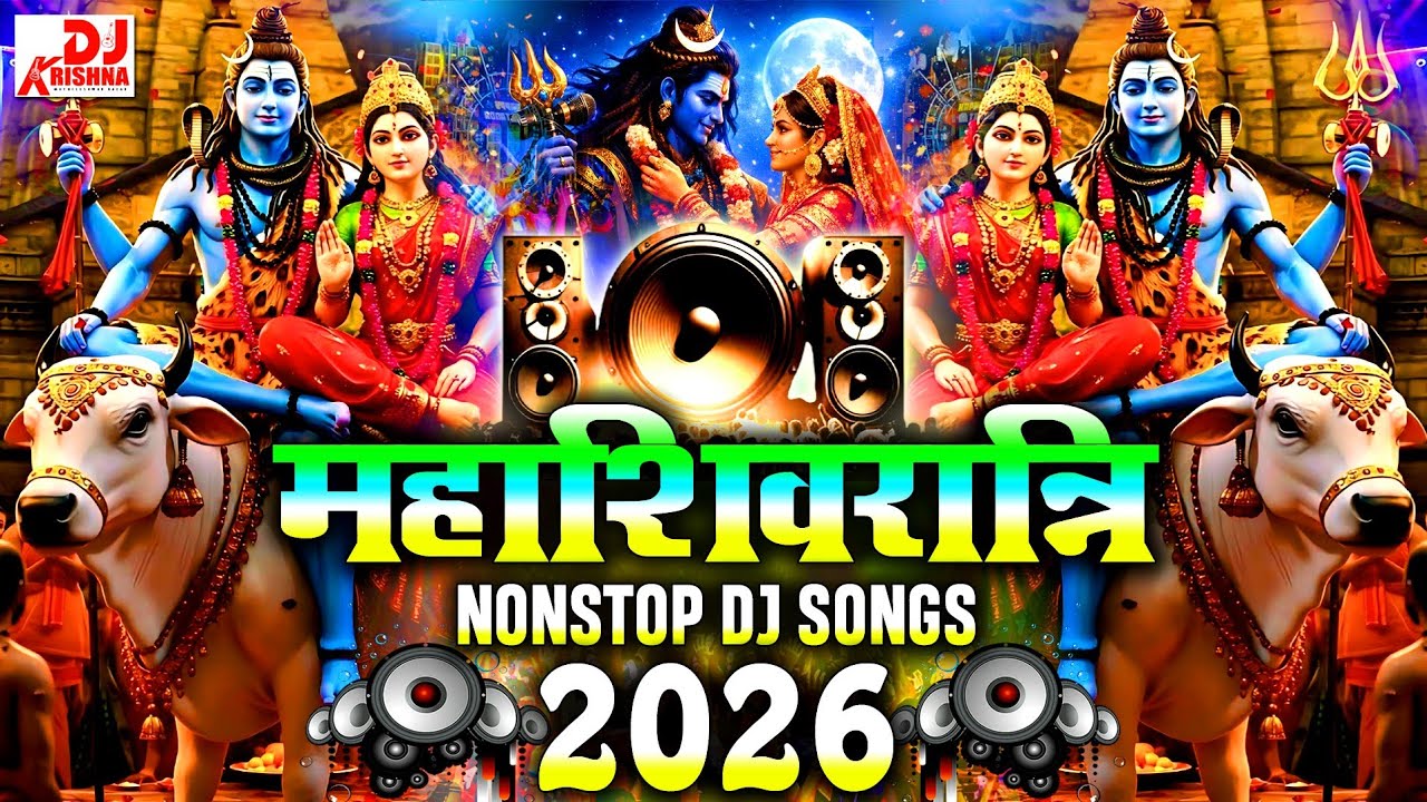महाशिवरात्रि 🔱 Nonstop Dj Song 2026 | Mahakal songs | Hard Bass💥Dj Sound Check | shivratri dj songs