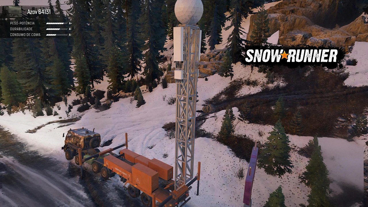SnowRunner Consegui descobri o mapa todo de uma vez só #4k