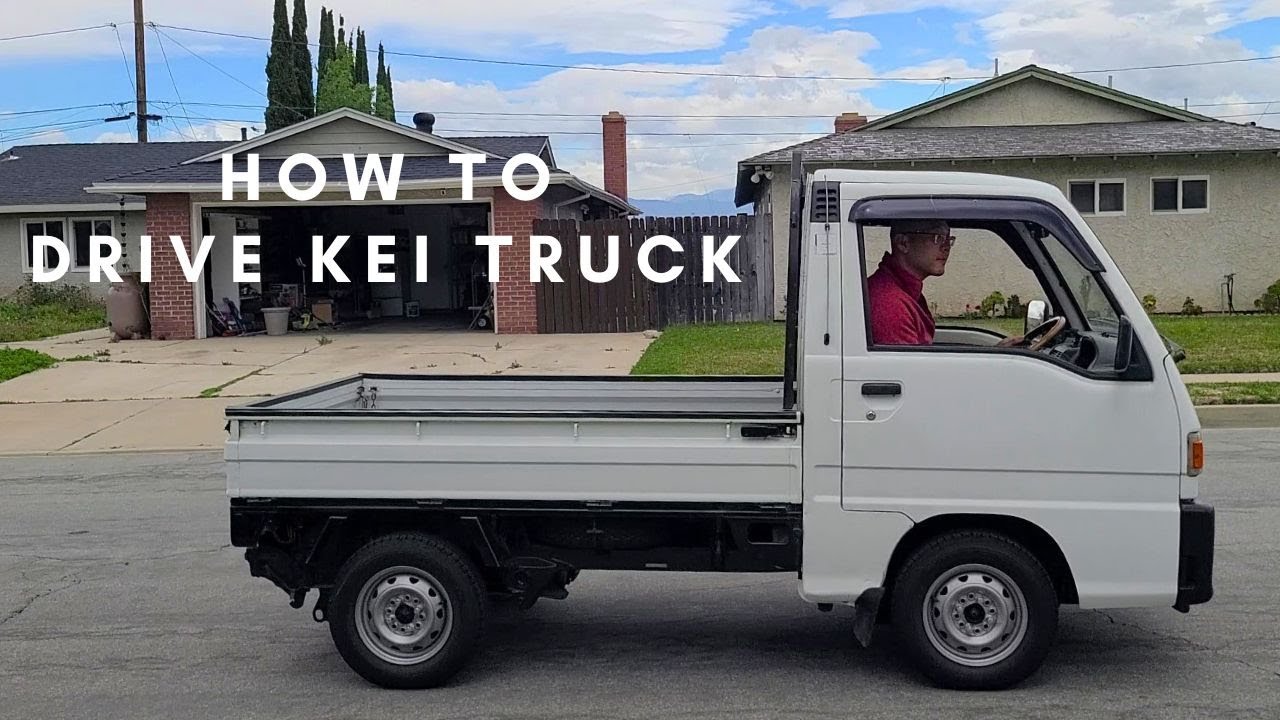 Beginner Driving Manual Stick Shift Subaru Sambar Kei Truck