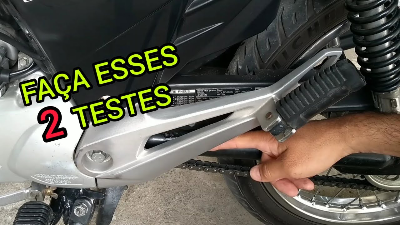 MOTO TREMENDO TODA!!! FAÇA ESSES 2 TESTES.