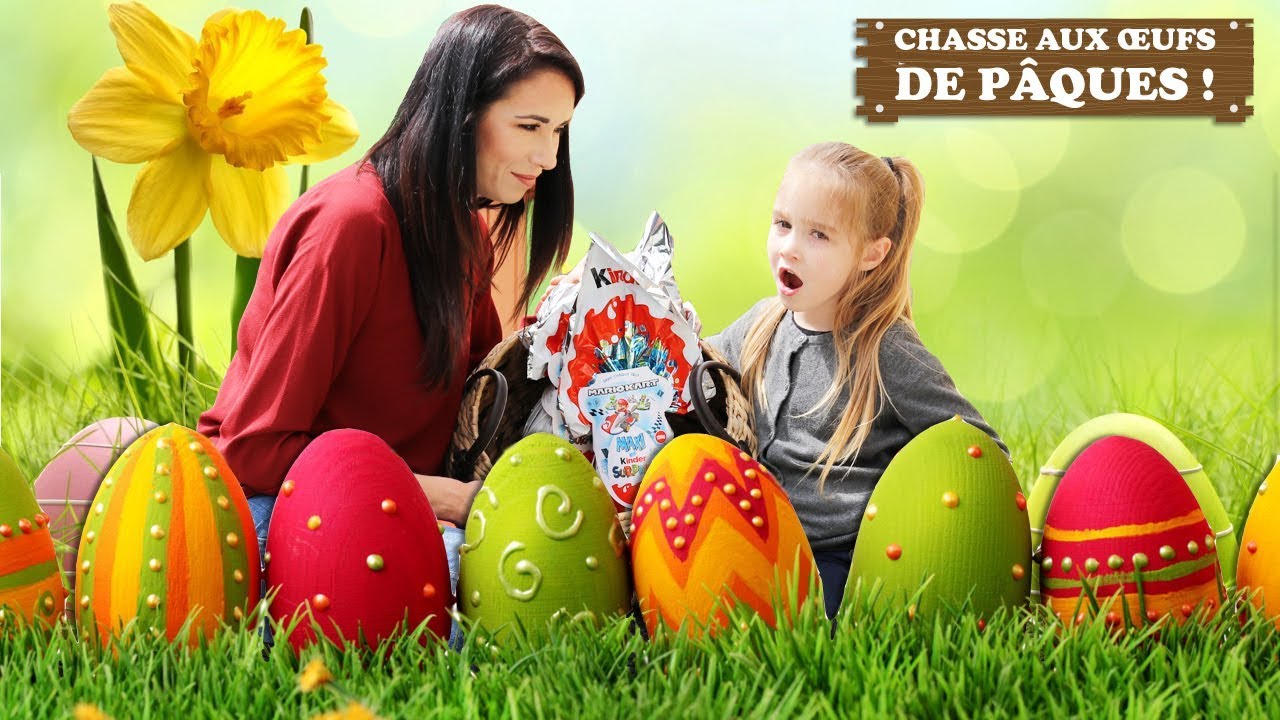 MEGA CHASSE aux OEUFS de PAQUES ! 100 OEUFS ! Easter Eggs 2019 !