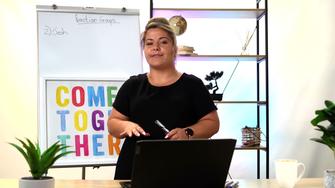 Group Fractions Lesson with iRainbow