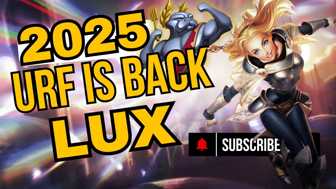 Lux URF Mode LASER LIGHT SHOW in 2025! ✨💥 | Casual League of Legends Gameplay