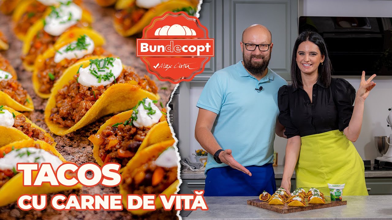 Rețetă Tacos cu carne de vită (cu Adriana Stănculescu)