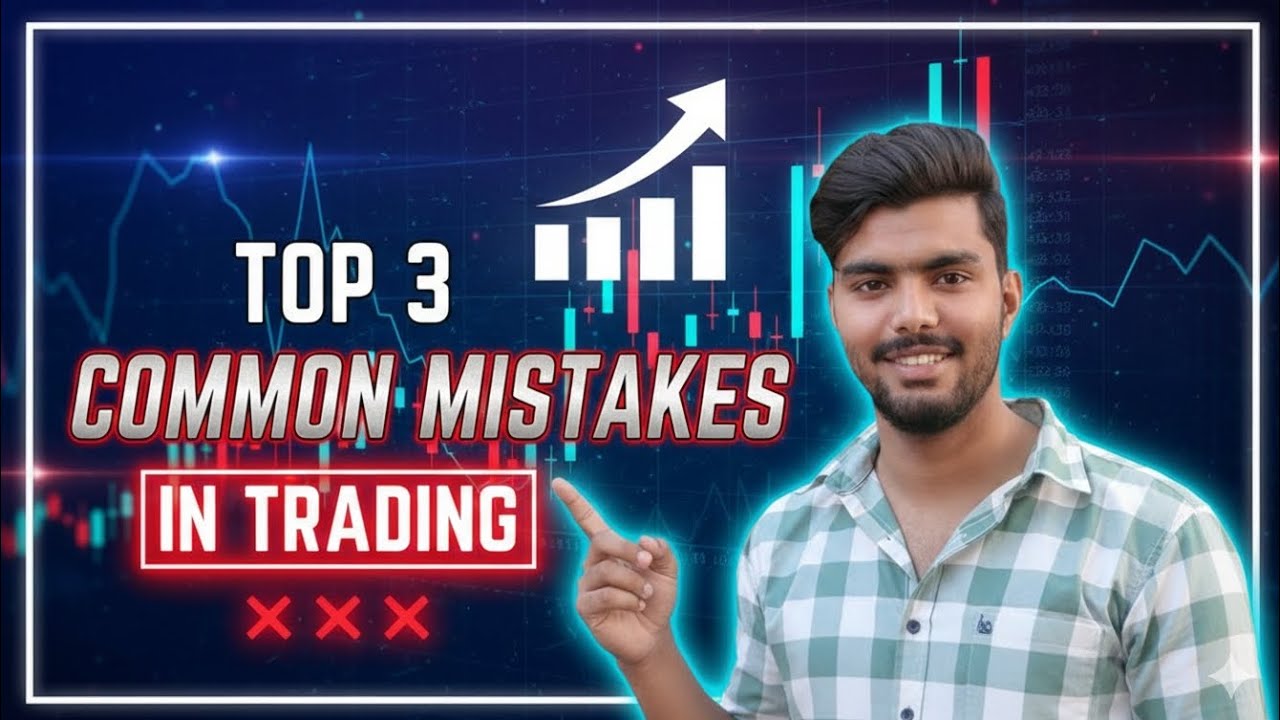 3 common mistakes  in trader life #trading 
