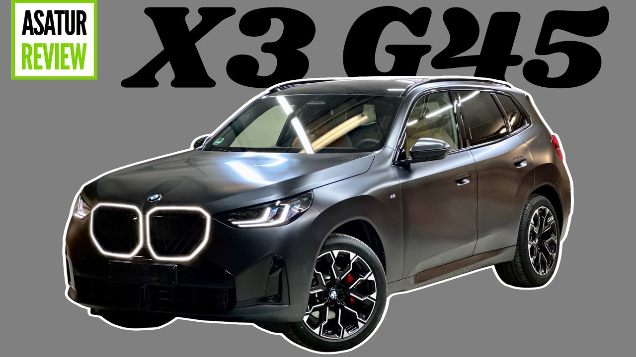 ДЕТАЛЬНЫЙ ОБЗОР НОВОГО BMW X3 G45 20d M-Sport Frozen Deep Grey 2024 привезенного под заказ клиенту