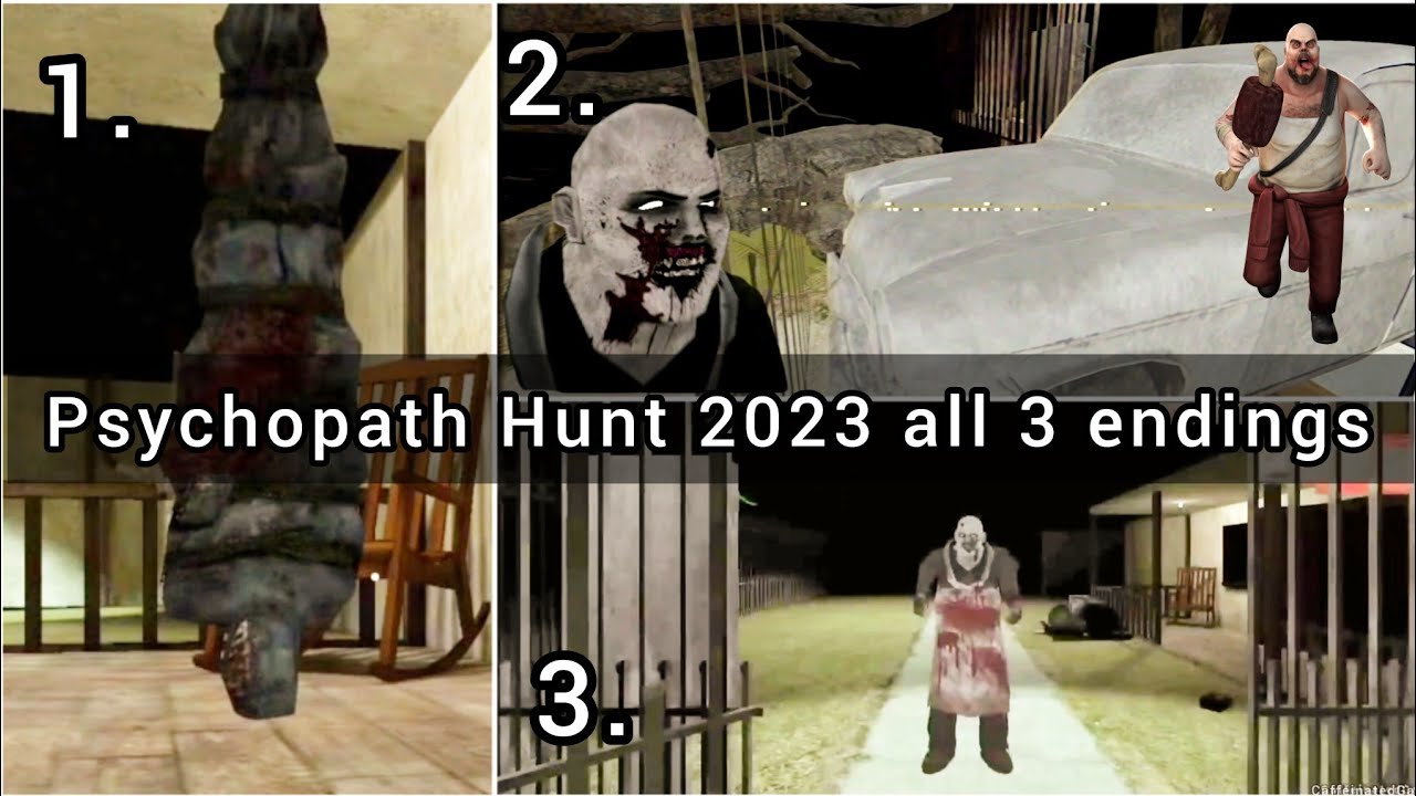 Psychopath Hunt 2023 all endings