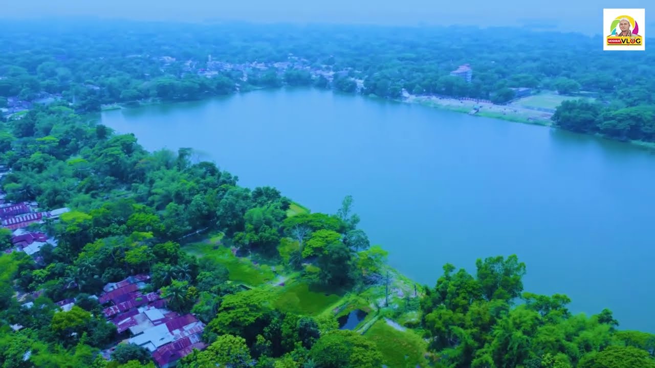 পাখির চোখে সাগর দিঘী, বানিয়াচং হবিগঞ্জ