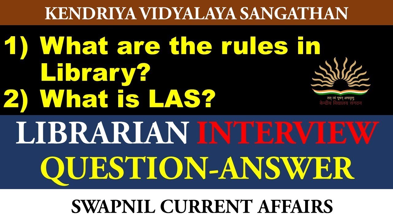 KVS LIBRARIAN INTERVIE QUESTION ANSWERS IN ENGLISH | KVS LIBRARIAN QUESTIONS IN HINDI | PREVIOUS