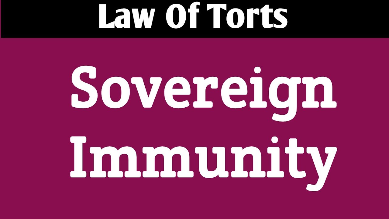 Lesson-7: Sovereign Immunity. State is immuned from fine  and punishment.