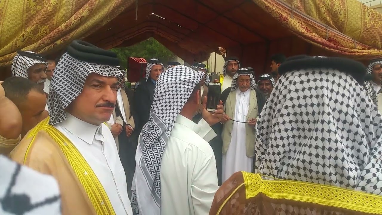 ال سليم ال عياش العنزيه في محافظه البصرة بحضور الشيخ عبدعلي ال زهير سلطان واجاويد ال سليم