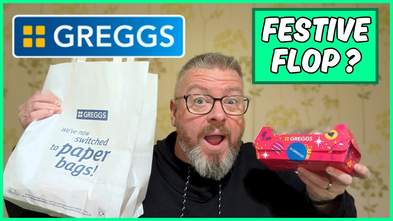 I Review GREGG'S CHRISTMAS MENU!! Is It a FESTIVE FLOP?