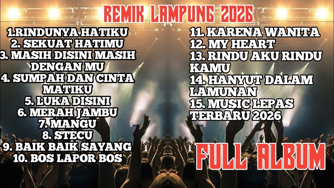 REMIK LAMPUNG FULL ALBUM MELODI CANDU TERBARU 2026 || ANDI ACIL OFFICIAL