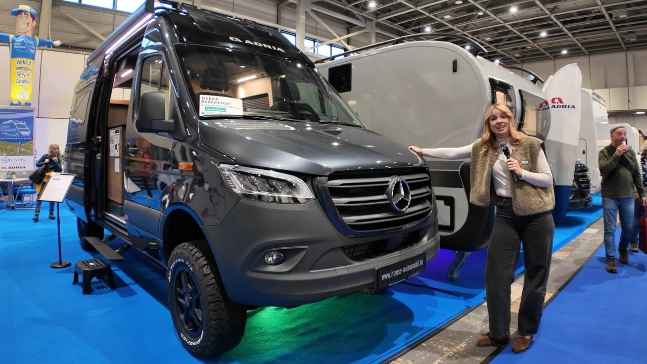 Messe Preis Sensation Osteuropa Wohnmobil Adria Supertwin 600 SPB 4x4 ACC Berlin Messe 2025