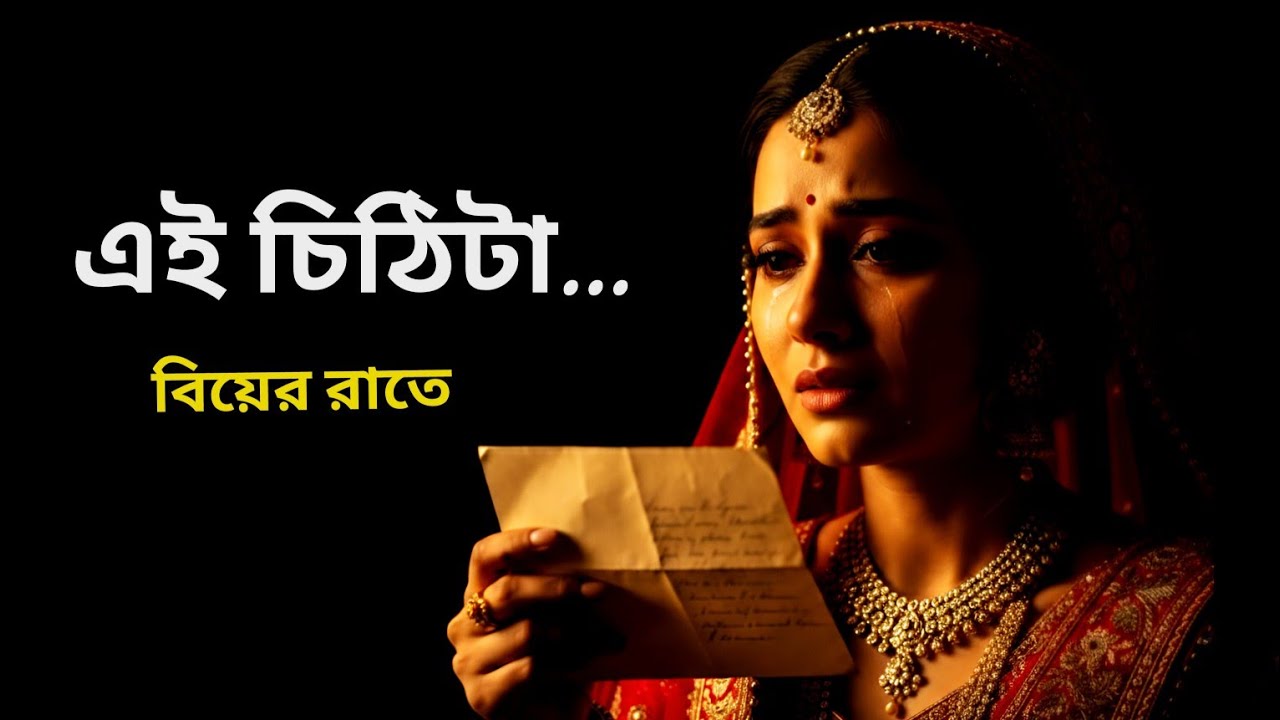বিয়ের রাতে পাওয়া চিঠিটা সব বদলে দিল | অসমাপ্ত প্রেম | Bengali Emotional Story 