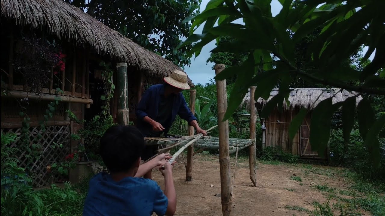 Productive Weekend Bonding: Family Helping Hands in the Philippine countryside