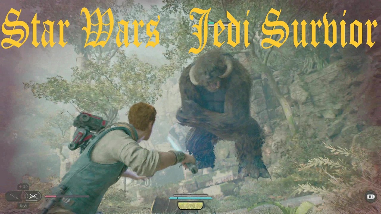 Going toe to toe with Space Big Foot! Jedi Survivor Playthrough