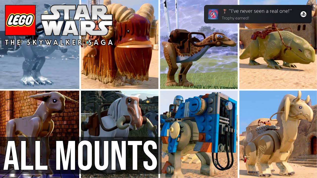 I've Never Seen A Real One! Trophy (Ride All Creatures / Mounts) - LEGO Star Wars The Skywalker Saga