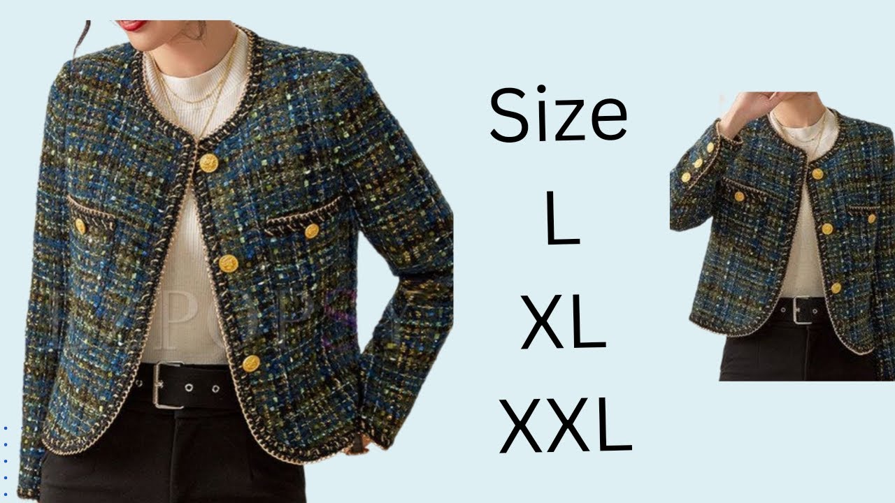 The latest women's coat model for the fall season. Sizes: L, XL, XXL.😊