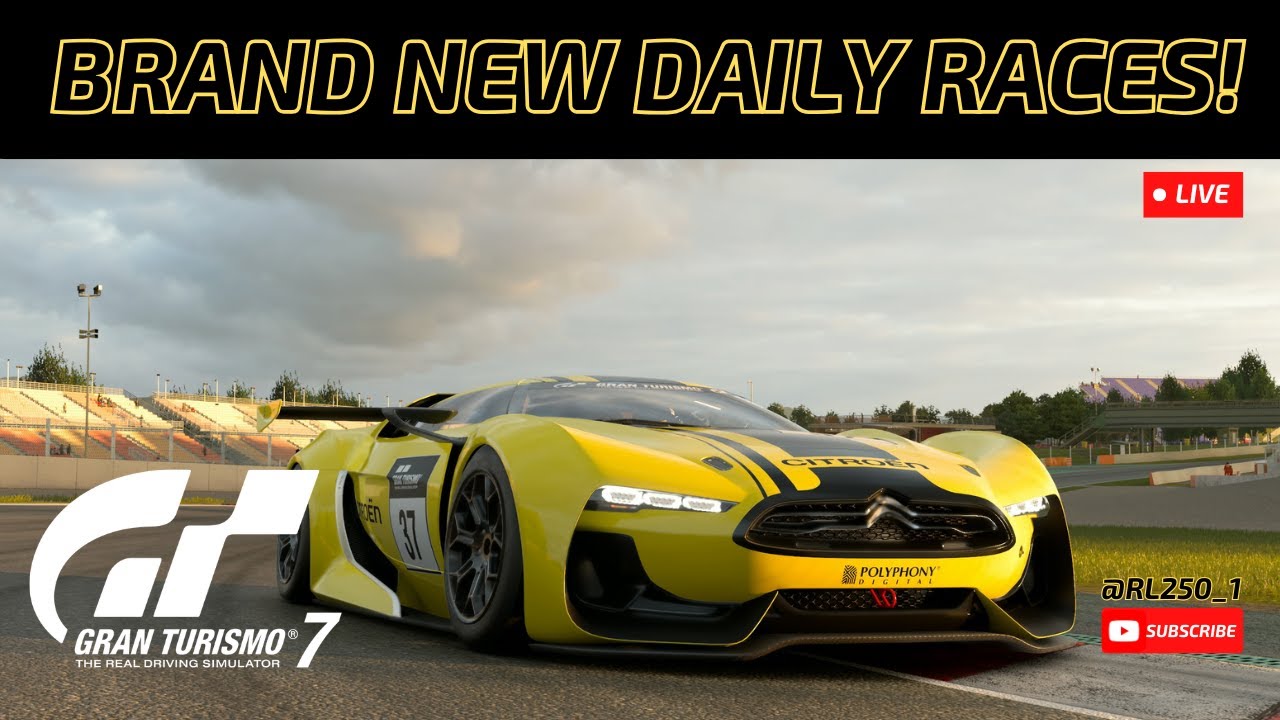 🔴LIVE: Gran Turismo 7 - Brand New Daily Races First Look!