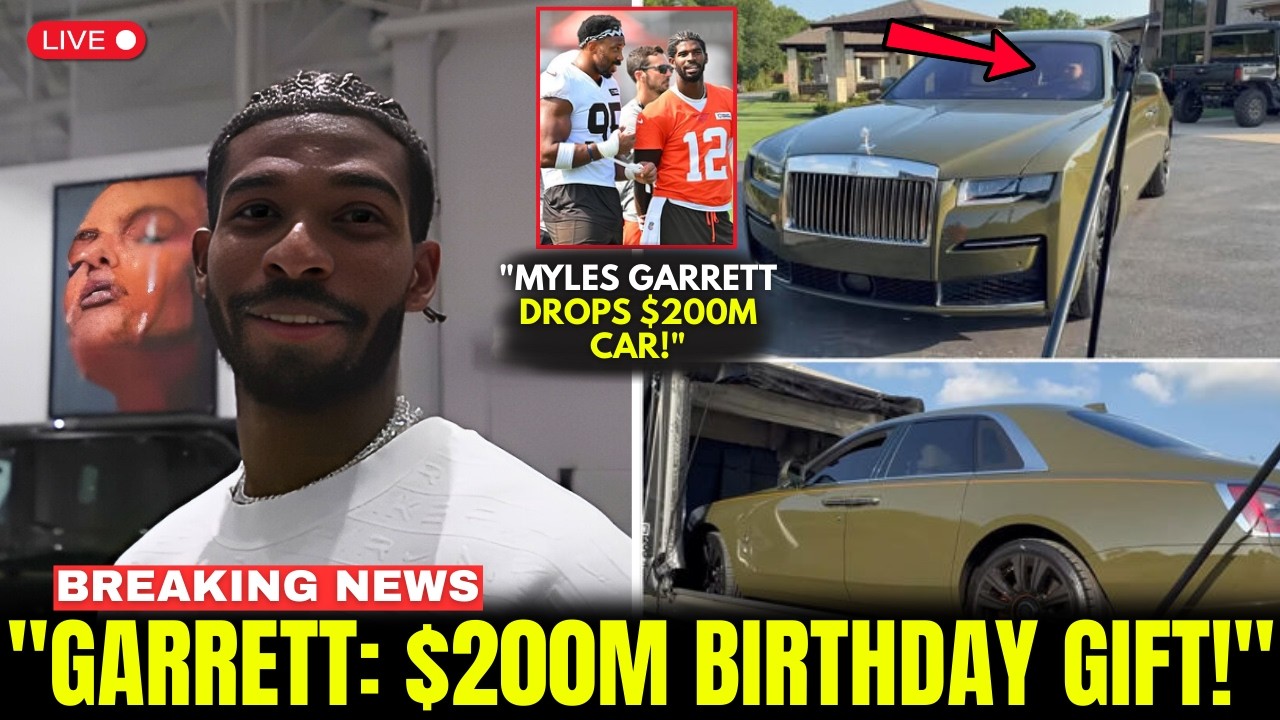 BREAKING: Myles Garrett Shocks Shedeur Sanders With a $200M Car Birthday Surprise!