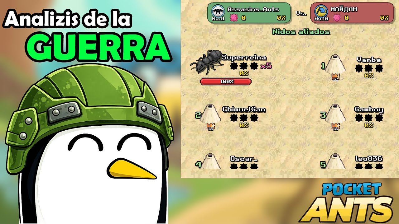 Analizis de nuestra primera guerra 🐜⚔🐜 || Pocket Ants