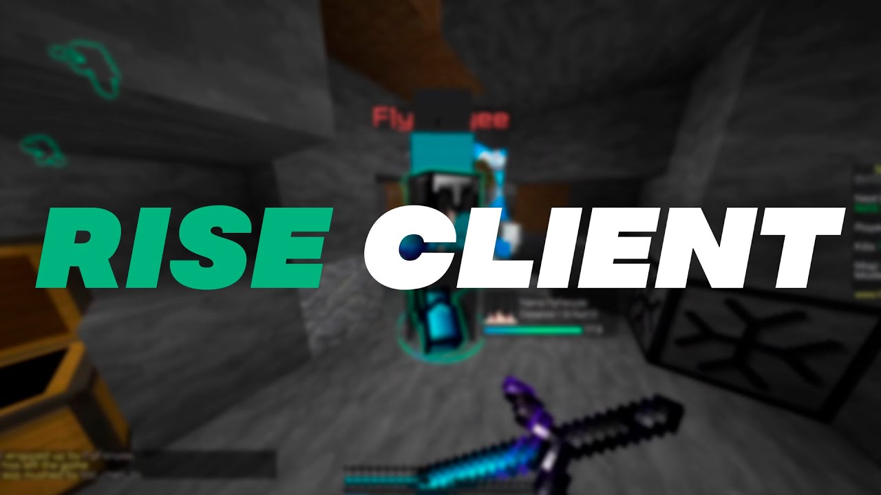 hacking on hypixel skywars w/Rise Client | Uncut hypixel hacking video