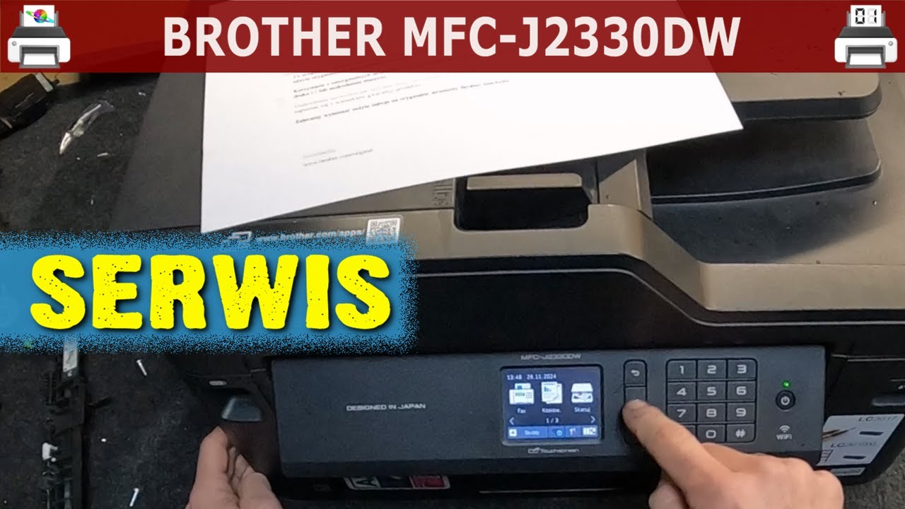 BROTHER MFC-J2330DW 🖨️ Serwis