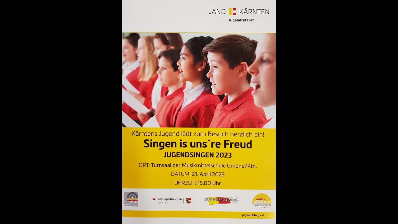 Singen is uns're Freud - Jugendsingen 2023