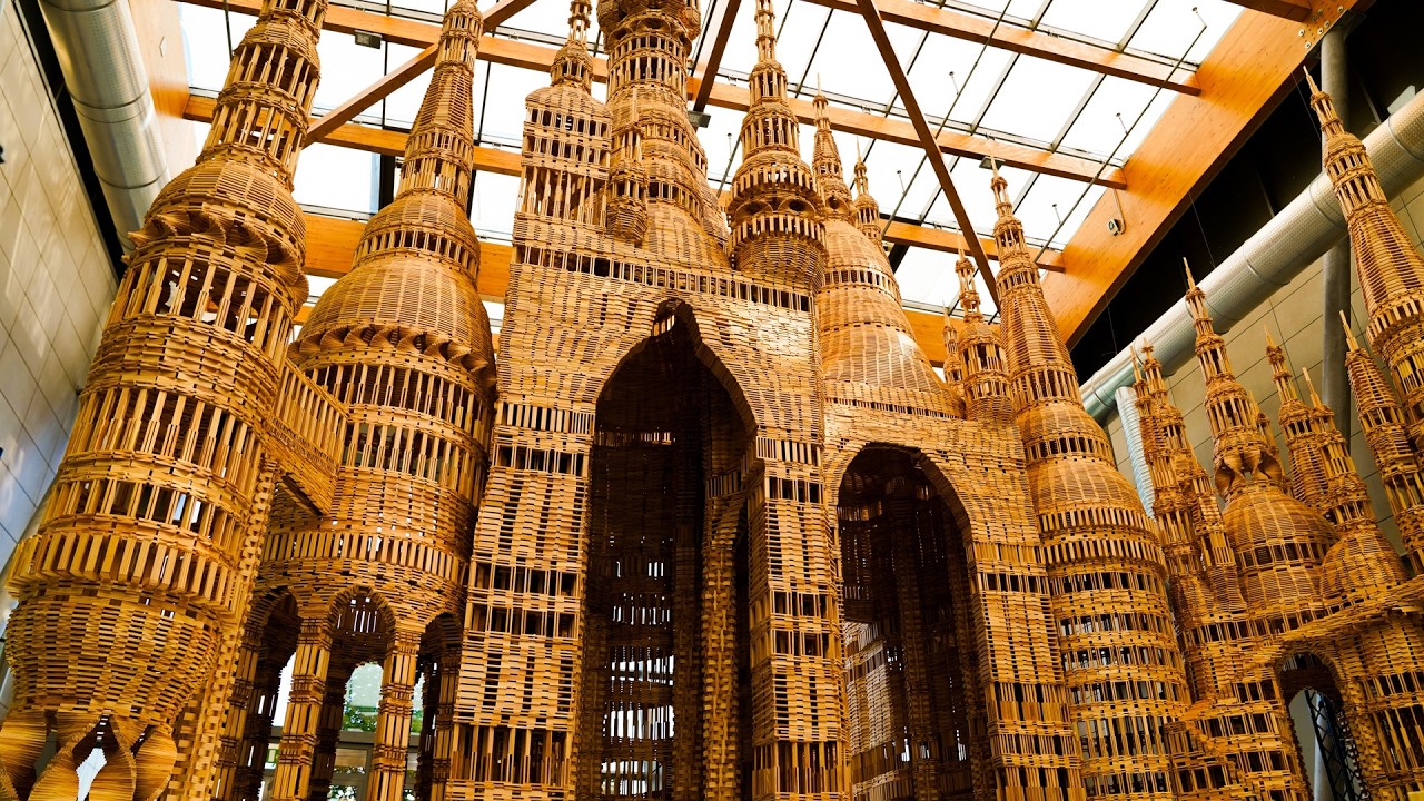 NEW World Record: 240,000 Domino Planks! (The Imaginary City)