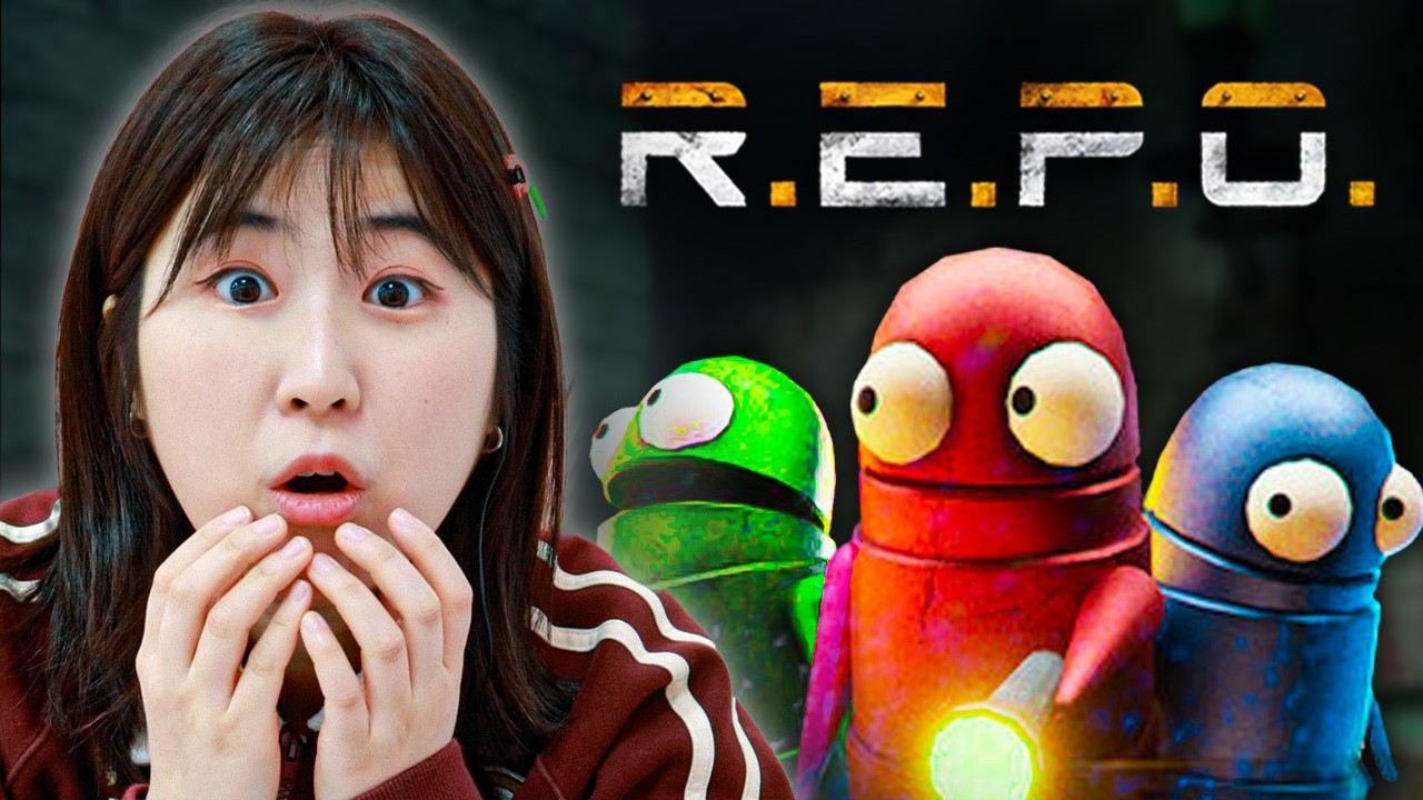 괴물을 피해 몰래 물건을 훔치는 R.E.P.O. 직접 해봤습니다ㅋㅋㅋㅋ[웃소게임즈]